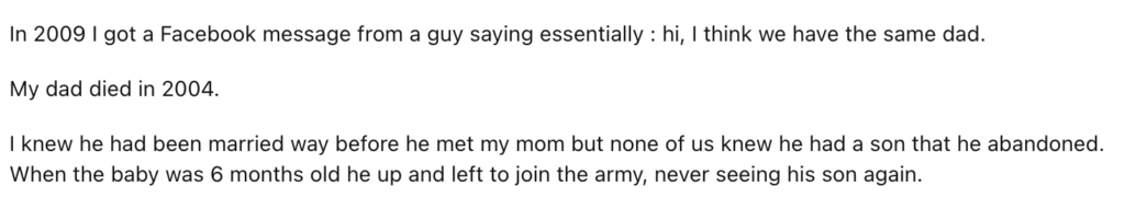 Reddit comment
